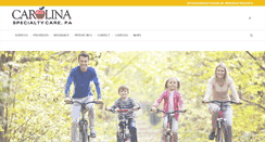 Desktop Screenshot of carolinaspecialtycare.com